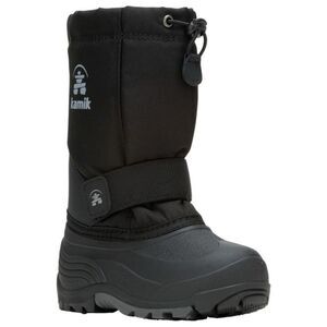 Kamik Kids Rocket Black Pull-On Winter Snow Boots. Little Kids 11.
